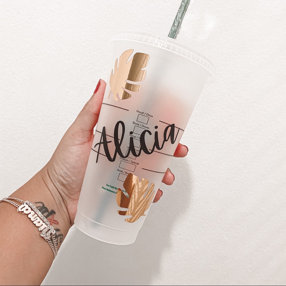 Custom Starbucks Pumpkin Cup with Name - Picture 3 of 3